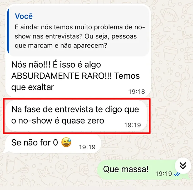 Depoimento de Juliana - Serviços